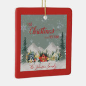 ニューホームウィンタービレッジでクリスマス1回目 セラミックオーナメント (右)