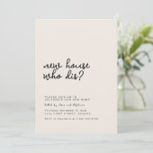 ニューホームウィーディス引っ越し祝いパーティーパーティー 招待状 (スタンド正面)