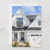 ニューホームウィーディス引っ越し祝いパーティーパーティー 招待状 (裏面)