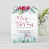 ニューホームウォーターカラーフォレストからメリークリスマス 案内状 (スタンド正面)
