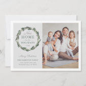 ニューホームエレガントニュートラルグレーグリーンリース写真 シーズンカード (正面)