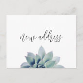 ニューホームエレガントボタニカル引っ越しました 案内ポストカード (正面)