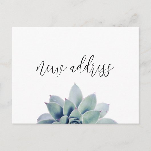ニューホームエレガントボタニカル引っ越しました 案内ポストカード (正面)