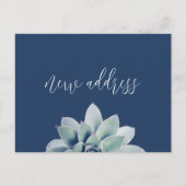 ニューホームエレガント多肉質引っ越しましたグリーン 案内ポストカード (正面)