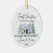 ニューホームオーナメントホームクリスマスオーナメント セラミックオーナメント (右)