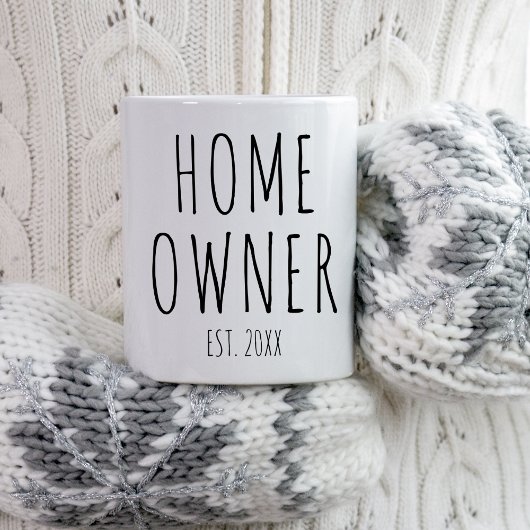 ニューホームオーナーハウスワーミンパーティーギフトfrom不動産仲介業者 コーヒーマグカップ