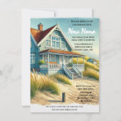 ニューホームオープンハウス/引っ越し祝いパーティーパーティーインヴィッティ 招待状 (正面)