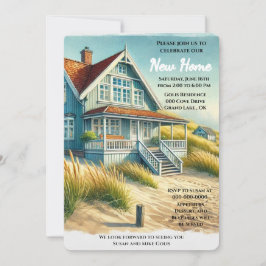 ニューホームオープンハウス/引っ越し祝いパーティーパーティーインヴィッティ 招待状