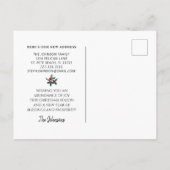 ニューホームカワイトバードホリーベリークリスマスムービング 案内ポストカード (裏面)