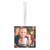 ニューホームカントリータータンチェックプレイド4写真 キューブオーナメント (右)