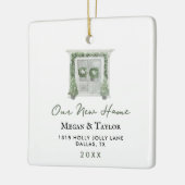 ニューホームギフトウールニューホームホリデイオーナメント セラミックオーナメント (左)