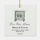 ニューホームギフトウールニューホームホリデイオーナメント セラミックオーナメント (裏面)