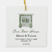 ニューホームギフトウールニューホームホリデイオーナメント セラミックオーナメント (正面)