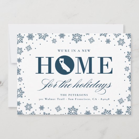 ニューホームクリスマスカリフォルニアの動きのお知らせ (正面)