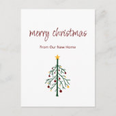 ニューホームクリスマスツリーフェスティバル移動 案内ポストカード (正面)