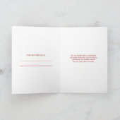 ニューホームクリスマスモダンフローラカスタム写真 シーズンカード (内部)