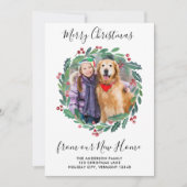 ニューホームグリーンリースクリスマスフォトムービング 案内状 (正面)