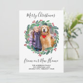 ニューホームグリーンリースクリスマスフォトムービング 案内状 (スタンド正面)