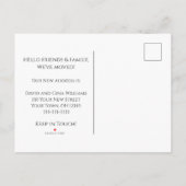 ニューホームゴシックハロウィーン白黒ムービング 案内ポストカード (裏面)