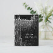 ニューホームゴシックハロウィーン白黒ムービング 案内ポストカード (スタンド正面)