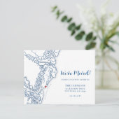 ニューホームゴールデン諸島のジョージアの地図を移動 案内ポストカード (スタンド正面)