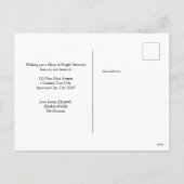 ニューホームスイートホームクリスマスドア シーズンポストカード (裏面)