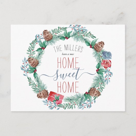 ニューホームスイートホームパインリースクリスマスムービング 案内ポストカード (正面)