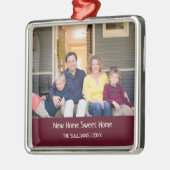 ニューホームスイートホームフォトクリスマス メタルオーナメント (左)