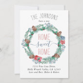 ニューホームスイートホームフォーザホリデーズパインリース 案内状 (正面)