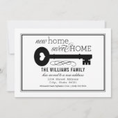 ニューホームスイートホームブラッククラフトヴィンテージ鍵ムービング 案内状 (正面)