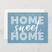 ニューホームスイートホームブルームービングアナウンスメント 案内ポストカード (正面/裏面)