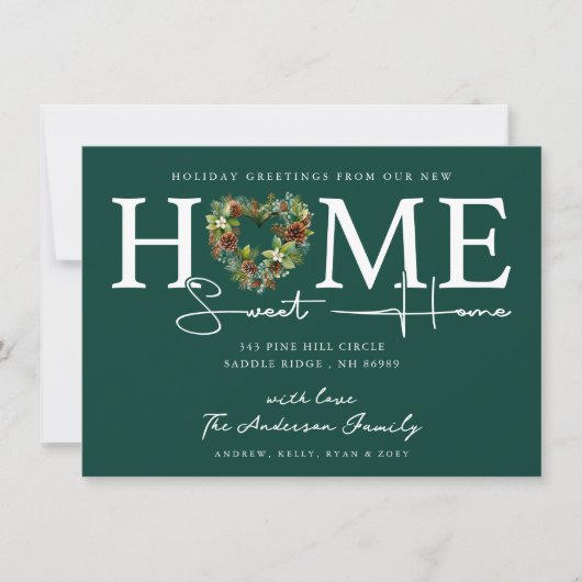 ニューホームスイートホームホリデームービングアナウンスメント 招待状 (正面)