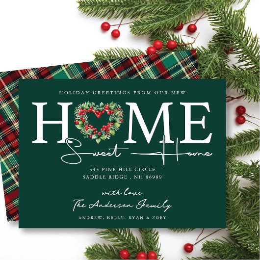 ニューホームスイートホームホリデームービングアナウンスメント 招待状