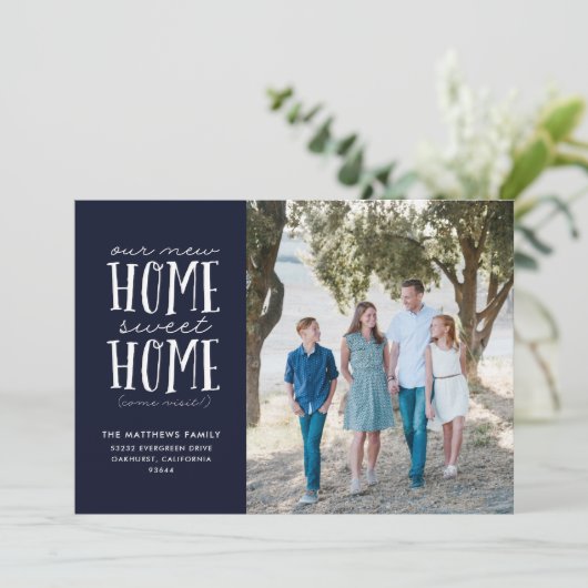 ニューホームスイートホームムービングアナウンスメント 案内状 (スタンド正面)