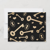 ニューホームスイートホームヴィンテージ鍵ムービング 案内状 (裏面)