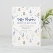 ニューホームスカンジナビアの森からのメリークリスマス 案内状 (スタンド正面)