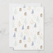 ニューホームスカンジナビアの森からのメリークリスマス 案内状 (裏面)