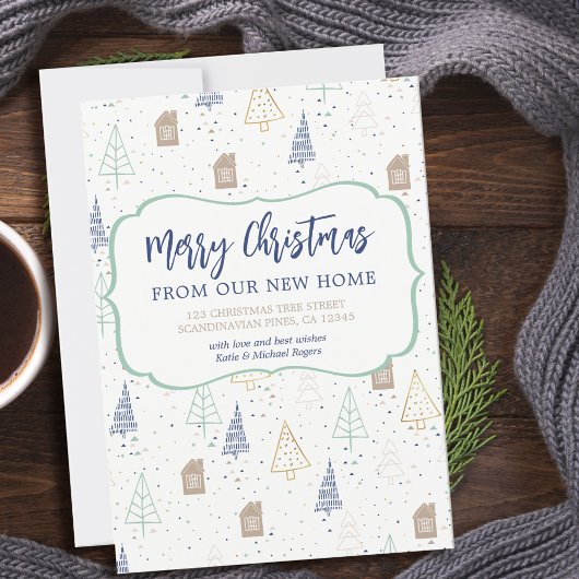 ニューホームスカンジナビアの森からのメリークリスマス 案内状