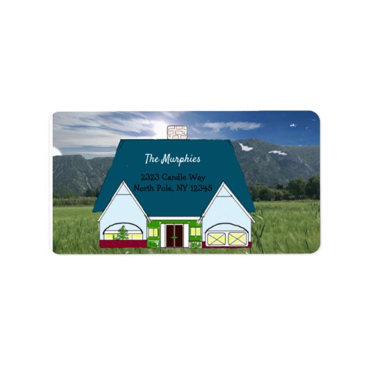 ニューホームステッド住所 シール (正面)