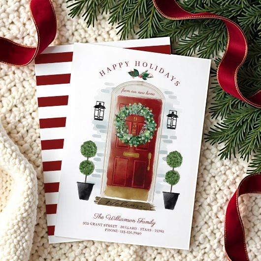 ニューホームズフォーザホリデーズレッドウォーターカラードア シーズンカード