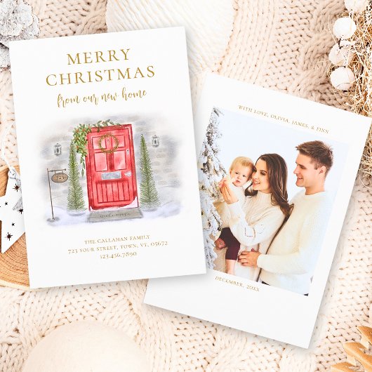 ニューホームズフォーザホリデーズレッドウォーターカラードア シーズンカード