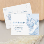 ニューホームセントピートフロリダの地図の移動 案内ポストカード