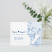 ニューホームセントピートフロリダの地図の移動 案内ポストカード (スタンド正面)