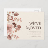 ニューホームテラコッタ赤面フローラムービング 案内ポストカード (正面/裏面)