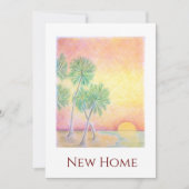 ニューホームトロピカルビーチの動く発表 案内状 (正面)