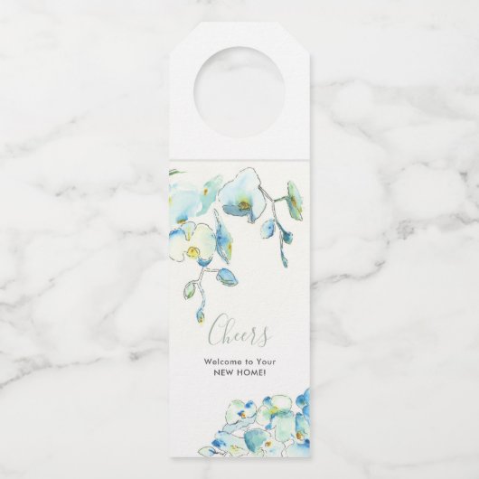 ニューホームトロピカルワイン引っ越し祝いパーティーギフト ボトルネックタグ (正面)