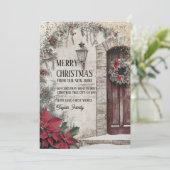 ニューホームドアからのメリークリスマスリース 案内状 (スタンド正面)