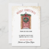 ニューホームドアからのメリークリスマスリース 案内状 (正面)