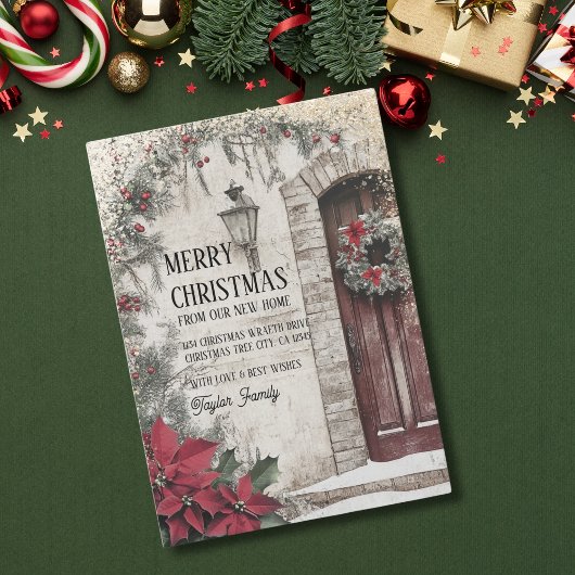 ニューホームドアからのメリークリスマスリース 案内状