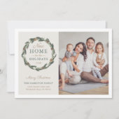 ニューホームニュートラルエレガントグリーンリース写真 シーズンカード (正面)